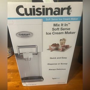 Cuisinart Ice Cream Maker Machine, 1.5 Quart Mix It In Soft Serve & more